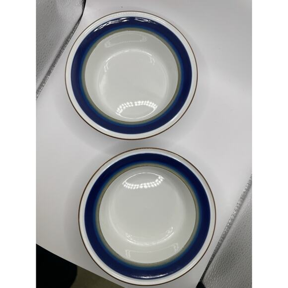 Porsgrund Norway Saga Set Of 2 Rimmed Fruit Dessert Sauce Bowls 5.7”‎ Excellent - Picture 12 of 13